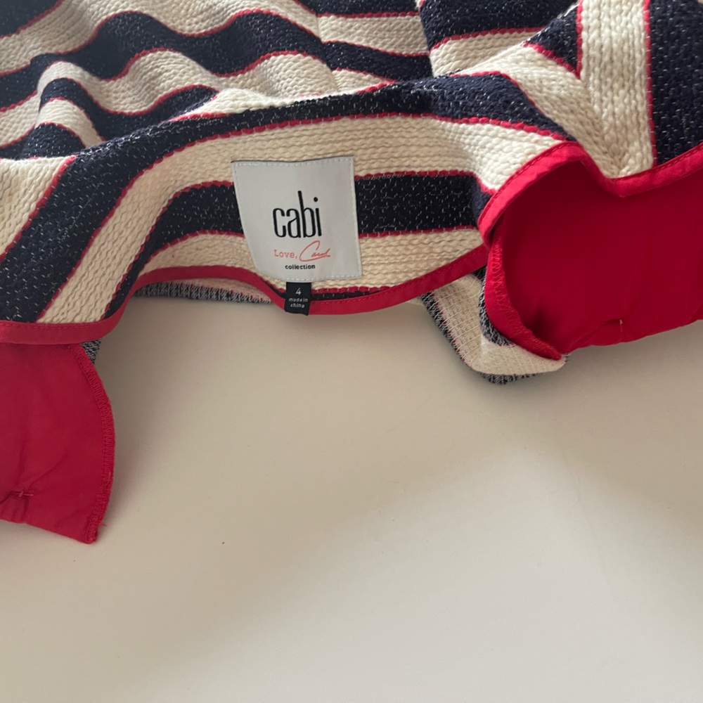 CAbi Striped Cruise Jacket - Love Carol Collection - Picture 4 of 15